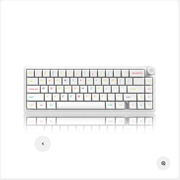 Dustsilver D66 Rainbow Sprinkles Wireless 65% layout Hot Swappable RGB Keyboard - Picture 7 of 11